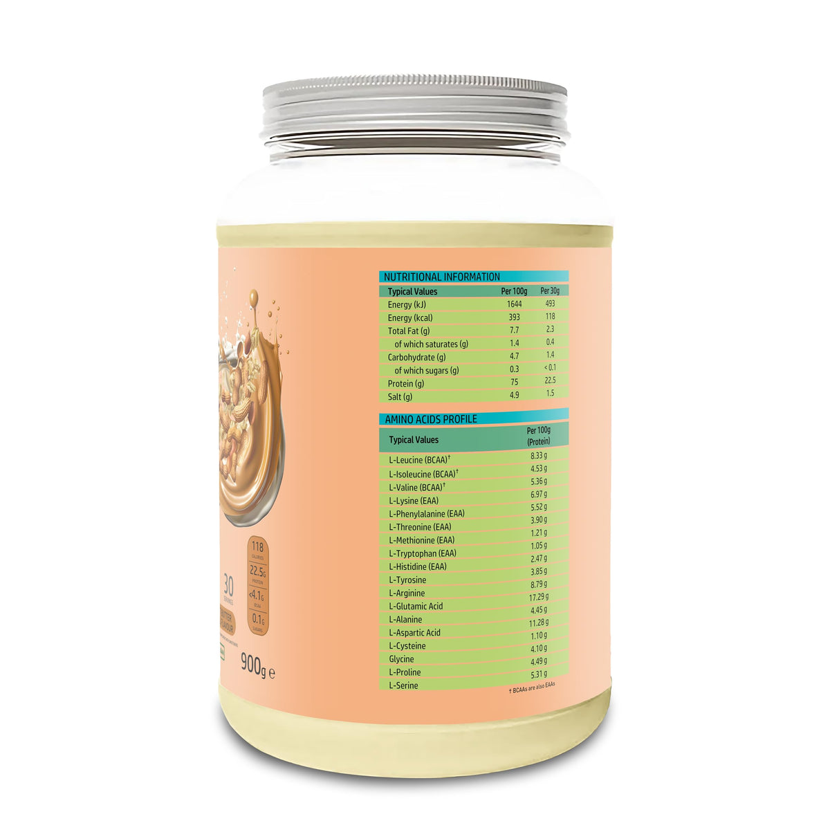 NutriVolv Vegan Plant Based Protein Powder | Peanut Butter Cereal Flavour 900g | Pea & Rice Protein Blend NutriVolvBuy Supplements Australia
