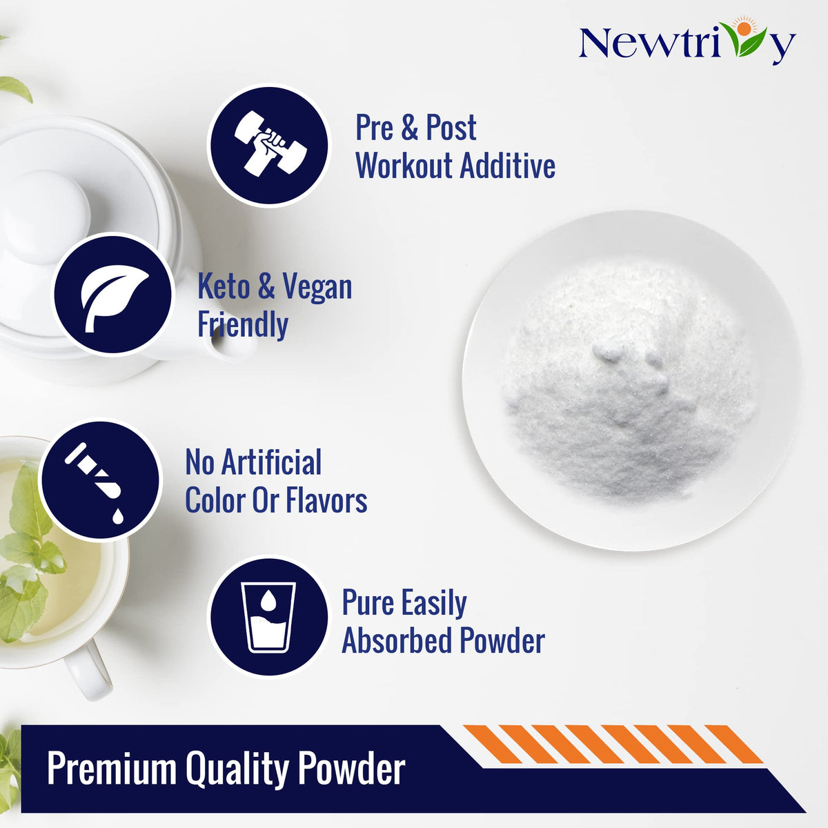 Creatine Monohydrate,Micronized, Pure,Unflavored,280g (9.8oz) NewtrivyBuy Supplements Australia