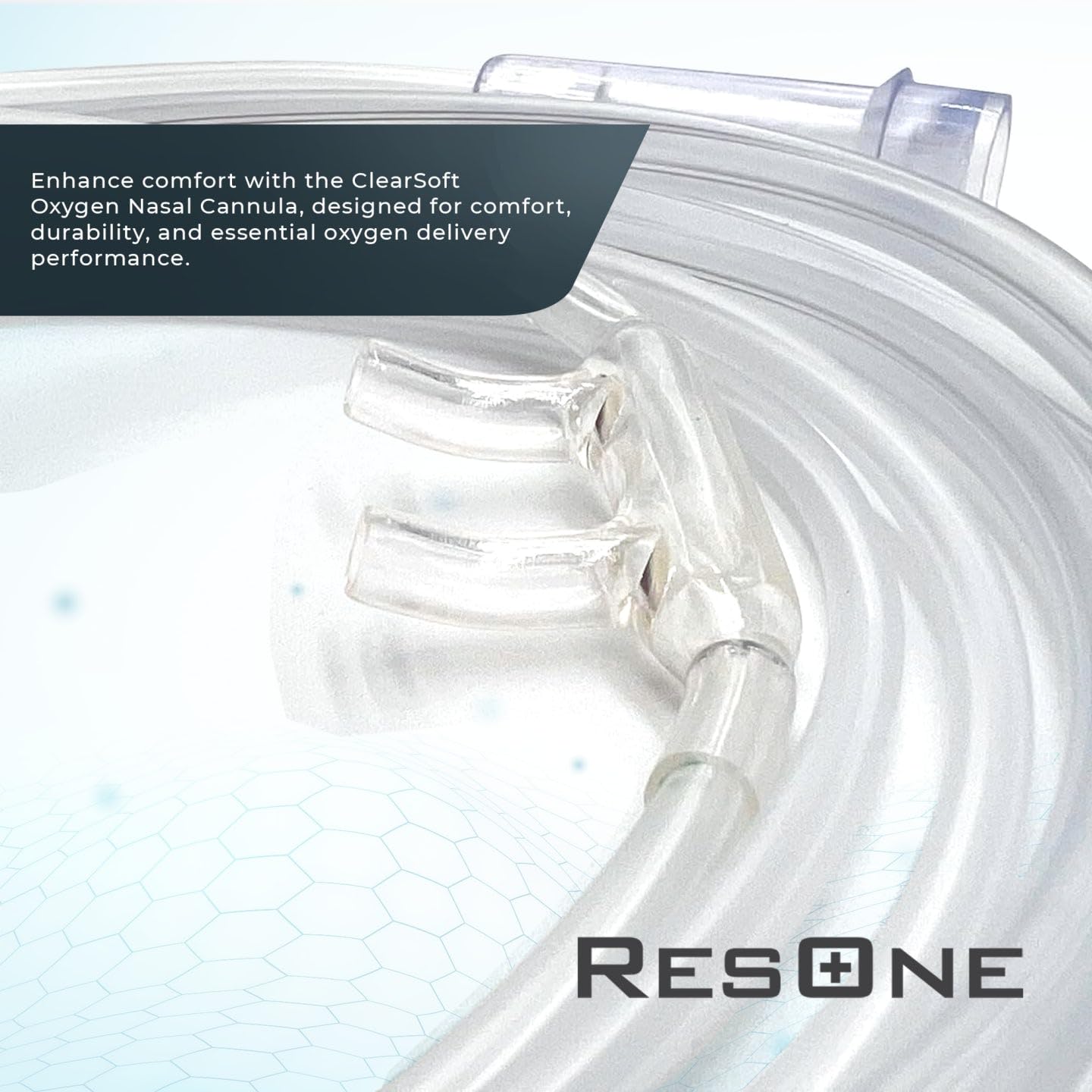 ResOne Soft Nasal Cannula 5-Pack - Oxygen Cannula, Curved Prongs, 4Ft Crush-Resistant Tubing ResOneBuy Supplements Australia