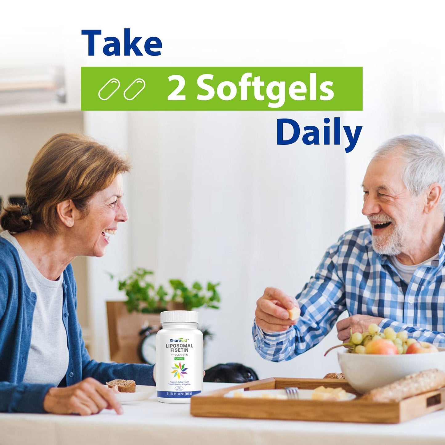 Sharoaid Liposomal Fisetin with Quercetin Supplements 1200 mg per Serving SharoaidBuy Supplements Australia