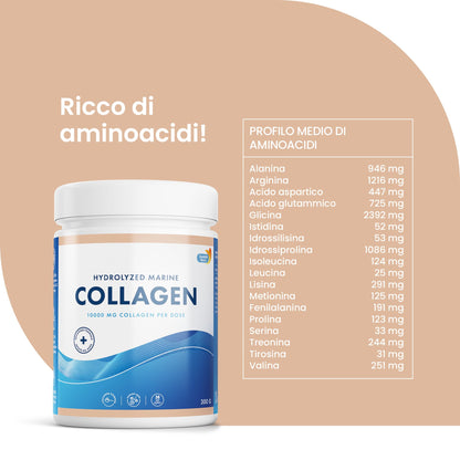 100% Marine Collagen Powder 300g I Pure Hydrolyzed Collagen Powder (Type I & III) Swedish NutraBuy Supplements Australia