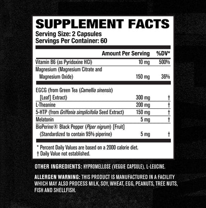 Jacked Factory Lean PM Night Time Body Support and Sleep Aid Supplement - Sleep Sup Jacked FactoryBuy Supplements Australia