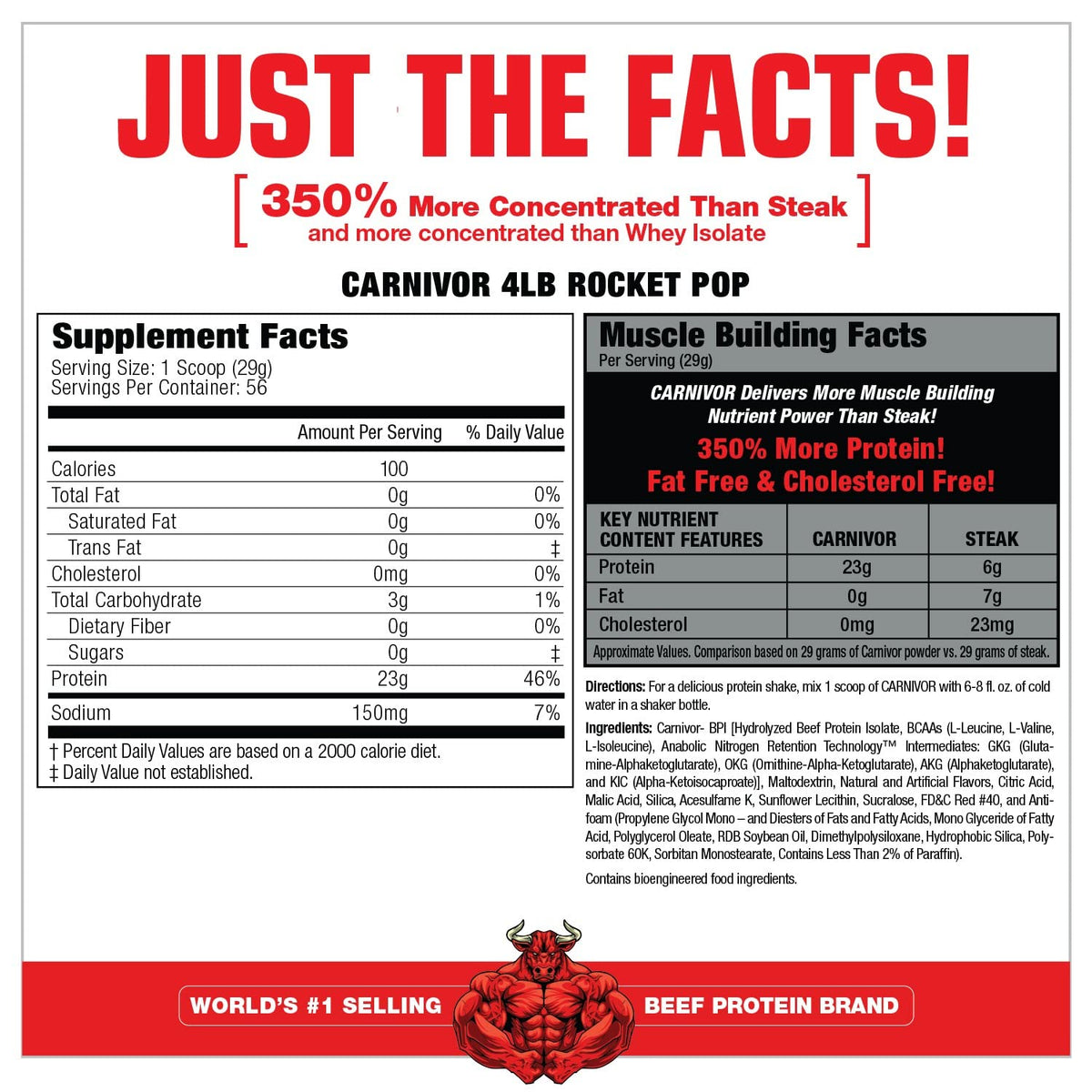 MuscleMeds CARNIVOR Beef Protein Isolate Powder, Muscle Building, Recovery, Lactose MuscleMedsBuy Supplements Australia