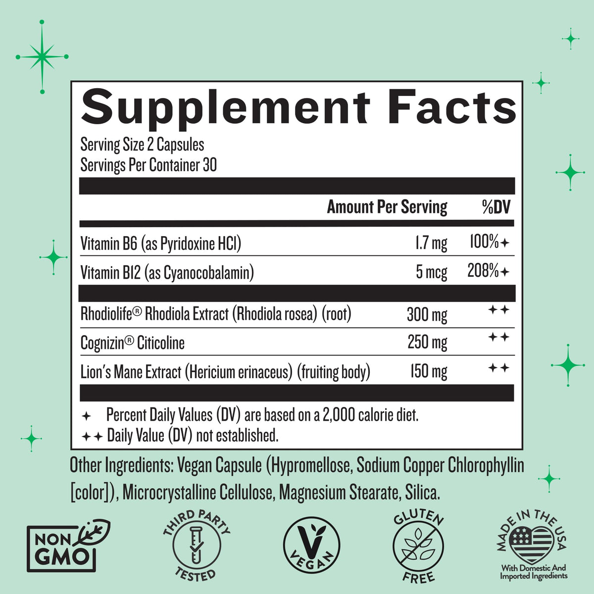 Legendairy Milk Clever Girl - Focus Supplement with Lion’s Mane & Citicoline - Nootropic Lions Mane Supplement for Memory, Focus & Mental Clarity, 30 Servings Legendairy MilkBuy Supplements Australia
