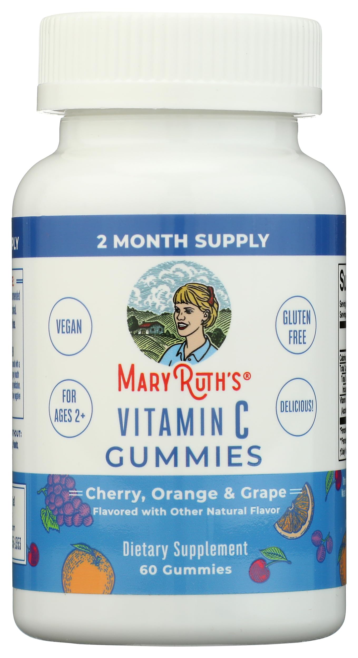 MaryRuth Organics Vitamin C Gummies | Supplement for Immune Support & Overall Health | Immune Support Supplement | Vitamin C for Adults & Kids | Vegan | Non-GMO | 60 Servings MARYRUTH'SBuy Supplements Australia