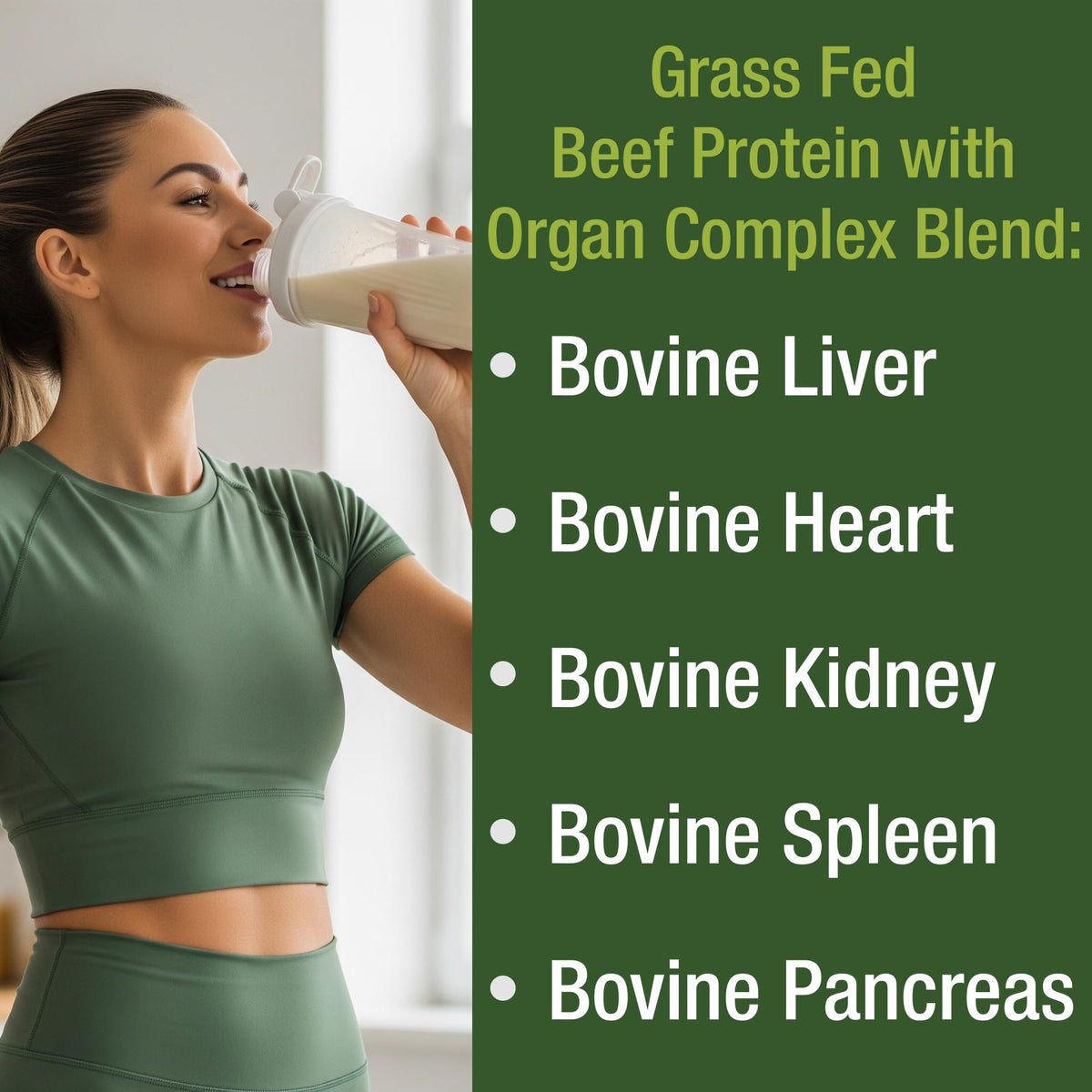 Grass Fed Beef Protein Powder + Organ Complex. Lactose Free Great Tasting Beef Protein Isolate. Animal Based Non Dairy No Whey Paleo Carnivore Supplement for Muscle Building. Vanilla Flavor Peak PerformanceBuy Supplements Australia