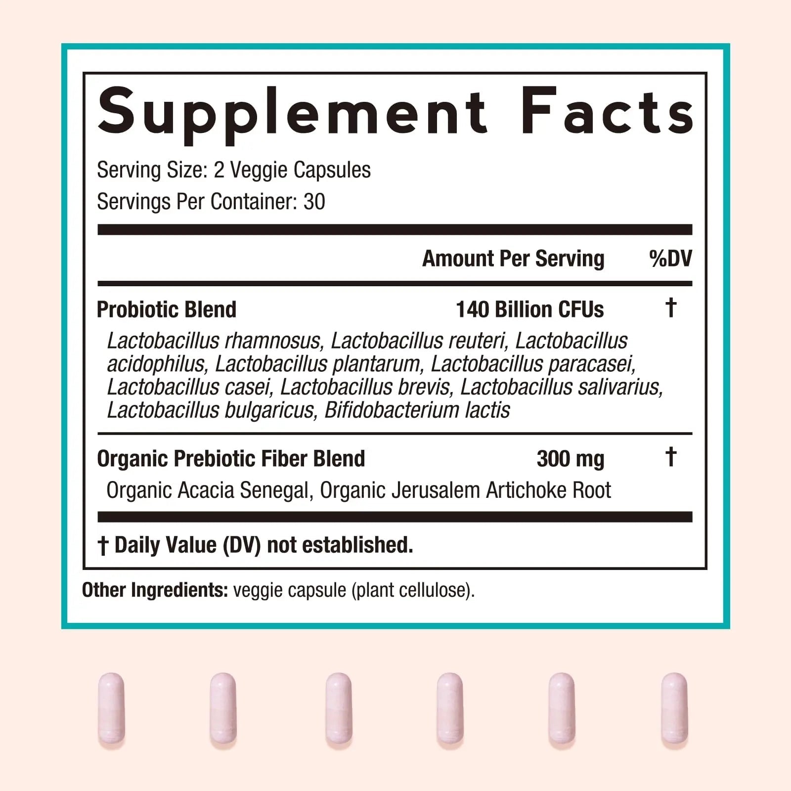 Doctor's Recipes Probiotics for Women, Organic Prebiotics and Probiotics for Digestive Health, Vaginal Health, 140 Billion CFU, 10 Strains, Shelf Stable, 60 Capsules Doctor's RecipesBuy Supplements Australia