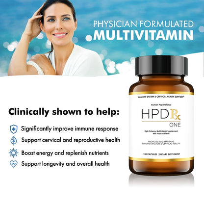 HPD Rx ONE Immunity Boost Multivitamin | HPV Supplements for Women and Men, 2 Pack HPD RxBuy Supplements Australia