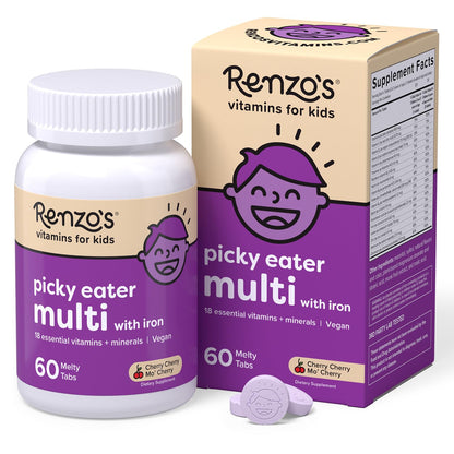 Renzo's Vitamins Adventurous Kid Bundle - Picky Eater Kids Multivitamin, Vitamin D3 for Kids, and Bright & Brainy Vitamin B6 Renzo'sBuy Supplements Australia
