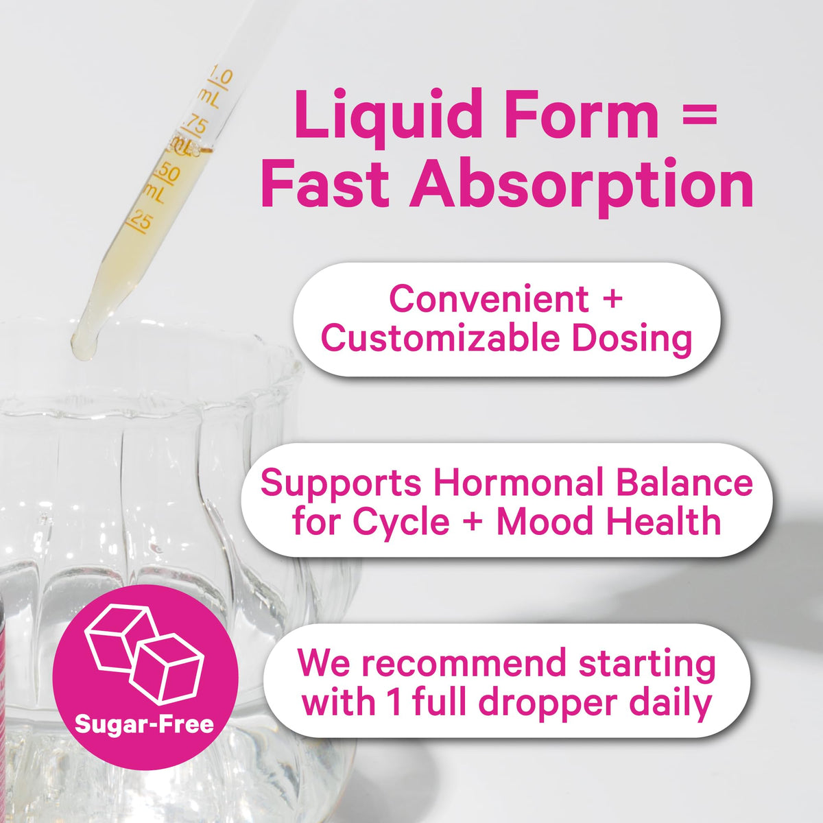 Pink Stork Hormone Balance Drops for Women - Supports Hormonal Health, PMS, Perimenopause & Mood, with Red Raspberry Leaf & Wild Yam - Liquid Supplement - Vegan, 2oz, 30 Servings Pink StorkBuy Supplements Australia