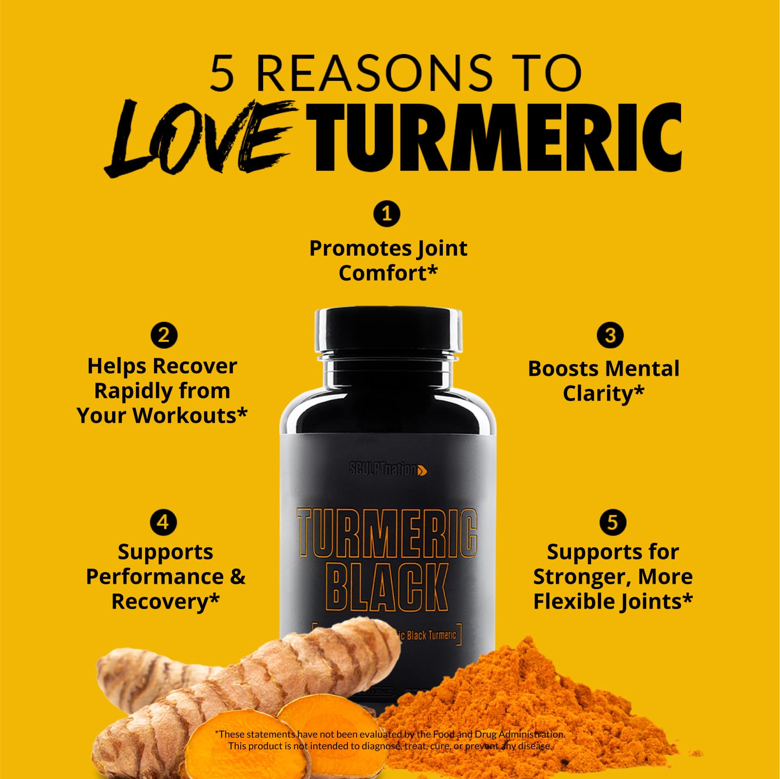 Sculpt Nation by V Shred Powerful Turmeric Supplement - Turmeric Curcumin Sculpt NationBuy Supplements Australia