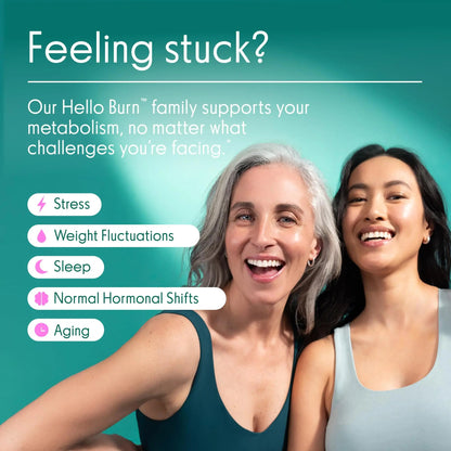 Love Wellness Hello Burn Activate | Support Visceral Fat Burn with HT BPL1 Postbiotic | Supports Healthy Waist Circumference, Longevity and Metabolic Wellness | 30 Count Love WellnessBuy Supplements Australia