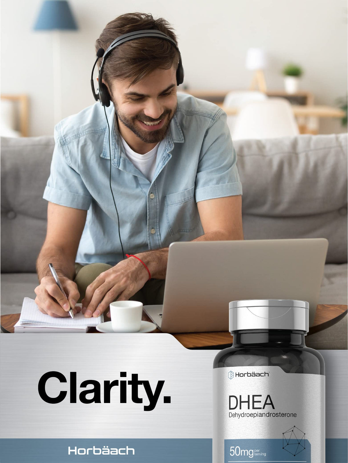 DHEA 50mg 150 Tablets | Non-GMO, Gluten Free Supplement | by Horbaach HorbäachBuy Supplements Australia