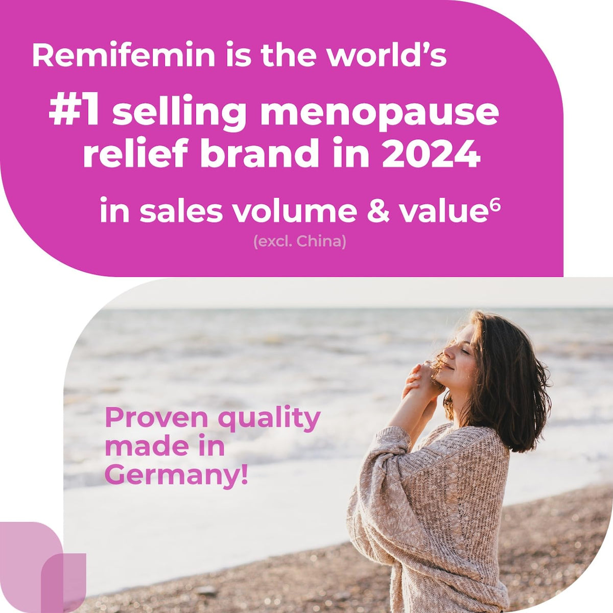 Remifemin Menopause Symptoms Relief - Clinically Proven Ingredients - Menopause Supplements - Black Cohosh - Estrogen-Free - Made in Germany - 60 Tablets RemifeminBuy Supplements Australia