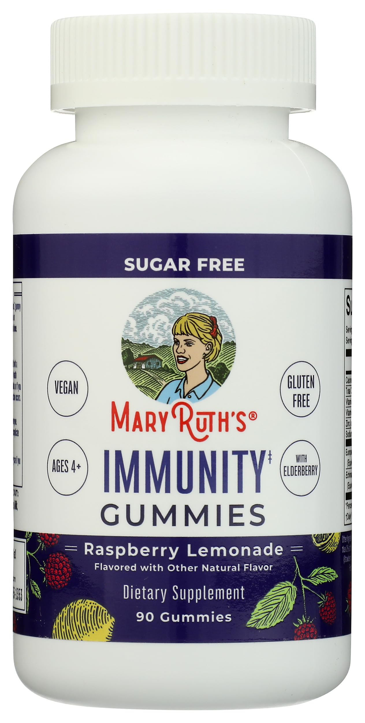 MaryRuth Organics Sugar Free Immunity Gummies | Powerful Blend | Elderberry Vitamin C & Zinc | Vitamin D3 & Echinacea | Immune Support Supplement | Gummies for Kids & Adults | Vegan | Non GMO | 90ct MARYRUTH'SBuy Supplements Australia