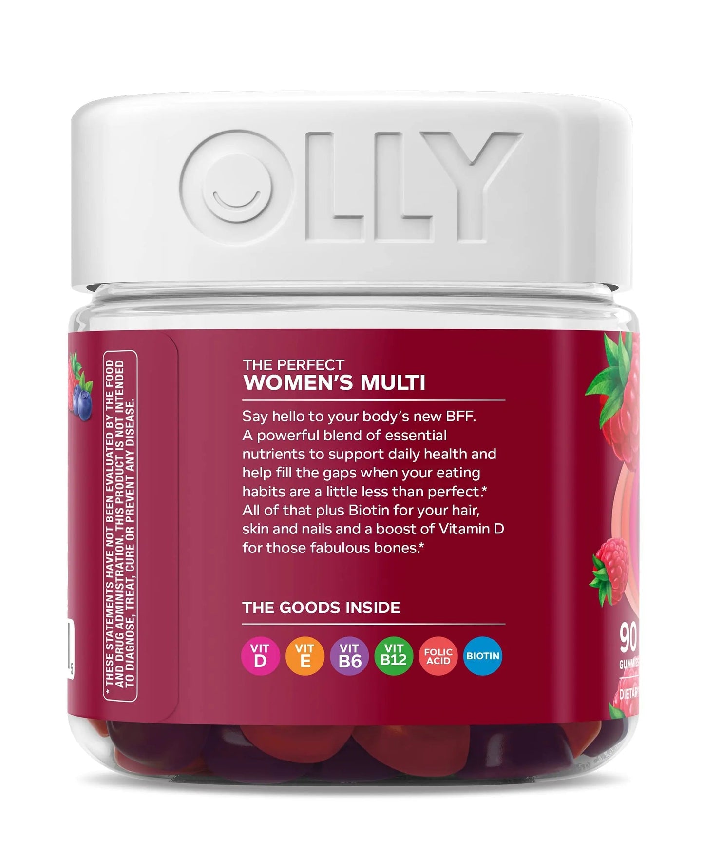 OLLY Gift, Family 2 Pack: Women's Multivitamin Gummy (90 Count), Kids Multivitamin + Probiotic Gummy (70 Count), Vitamins A, D, C, E, B, Chewable Supplement OLLY