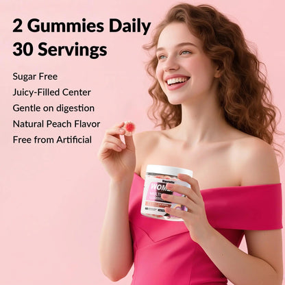 Vigorintha 2 Pack Sugar Free Womens Multivitamin Gummies with 19 Multi Vitamins & Minerals,Iron,Calcium,Folate,Biotin,Inositol Vigorintha