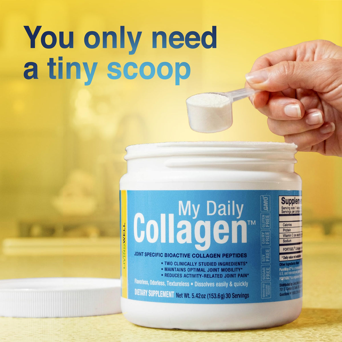 Premium Collagen Peptides Type 1 & 3 Collagen Powder - Hydrolyzed Bovine with Protein & Vitamin C – Unflavored Powdered Peptides Protein for Men and Women Joint & Cartilage Health – 30 Servings My Daily CollagenBuy Supplements Australia