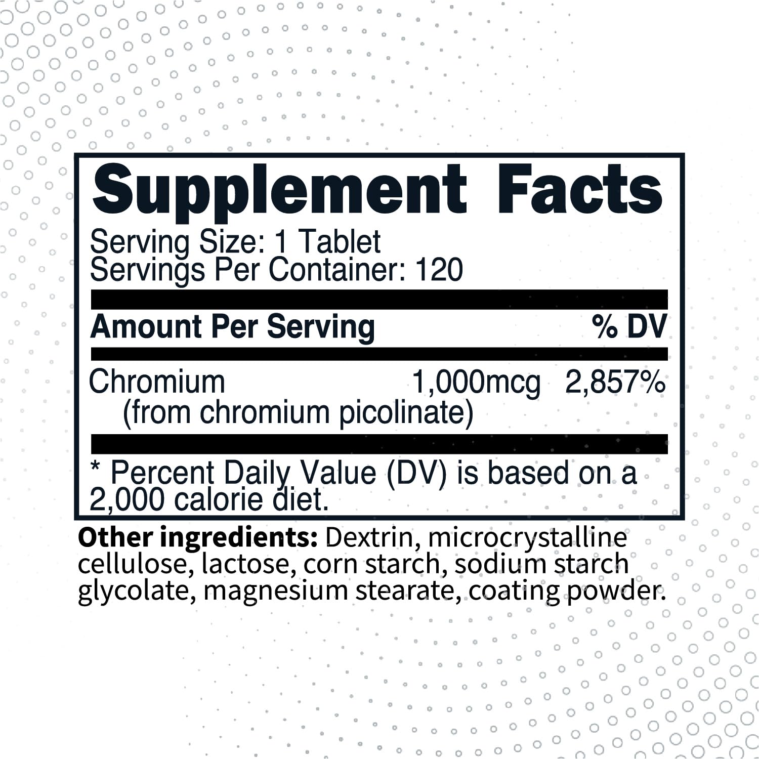 Type Zero Clean Chromium Picolinate Tablets (120 Servings, 1,000 MCG Per Serving) - Non-GMO, Gluten Free Type ZeroBuy Supplements Australia