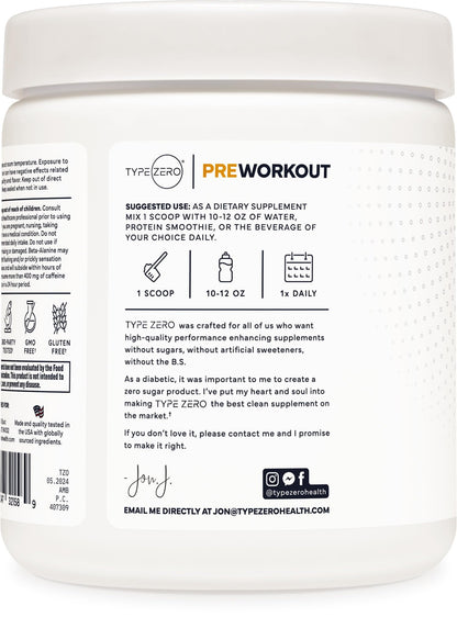 Type Zero Amino Burn Vegan BCAAs + Pre-Workout (Pina Colada Flavored) Type ZeroBuy Supplements Australia