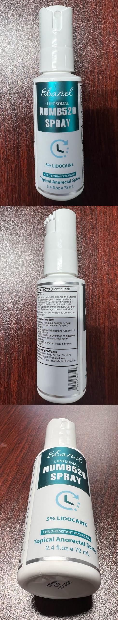 Ebanel Bundle of Lidocaine Numbing Cream, and Numbing Spray Ebanel buy supplements Au
