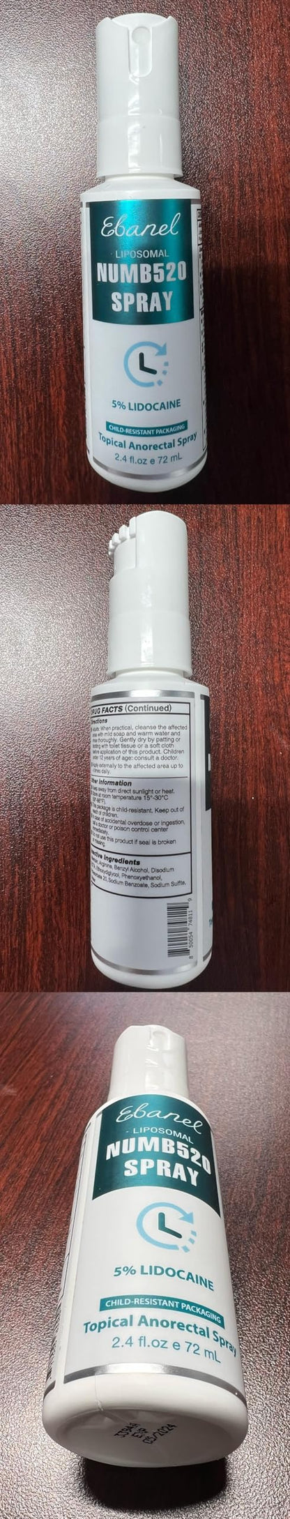 Ebanel Bundle of Lidocaine Numbing Cream, and Numbing Spray Ebanel buy supplements Au