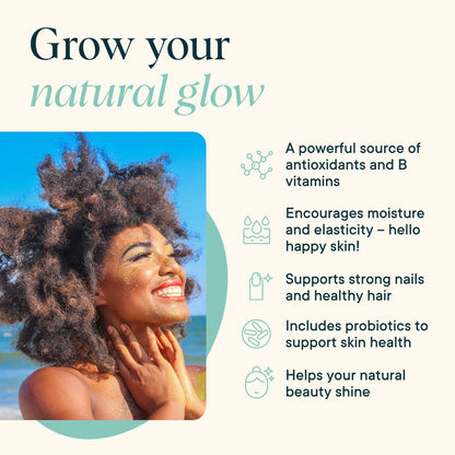 Ora Organic Hair, Skin, and Nails Support- BeYouTiful - Beauty Supplement with B Vitamins and Algae Extracts for Healthy Hair and Skin - 60 Vegan Capsules Ora OrganicBuy Supplements Australia