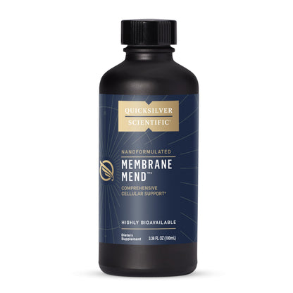 Quicksilver Scientific Membrane Mend - Brain, Cellular & Healthy Aging Support with Phosphatidyl Choline (PC), Vitamin E Tocotrienols, Ahiflower Oil & Astaxanthin Supplements (3.38oz / 100ml) Quicksilver ScientificBuy Supplements Australia