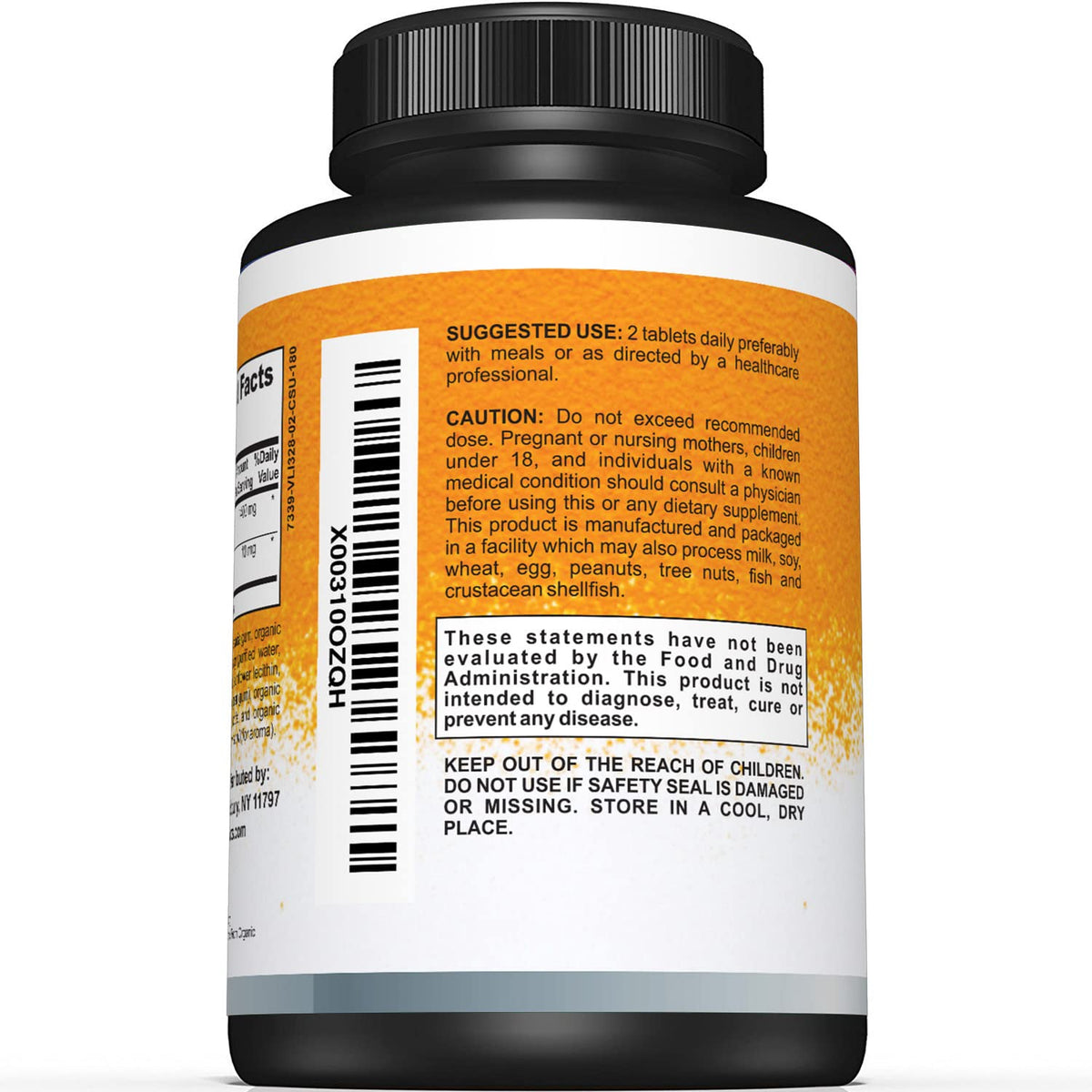 Sunergetic USDA Certified Organic Turmeric Supplement – Includes Organic Turmeric SunergeticBuy Supplements Australia