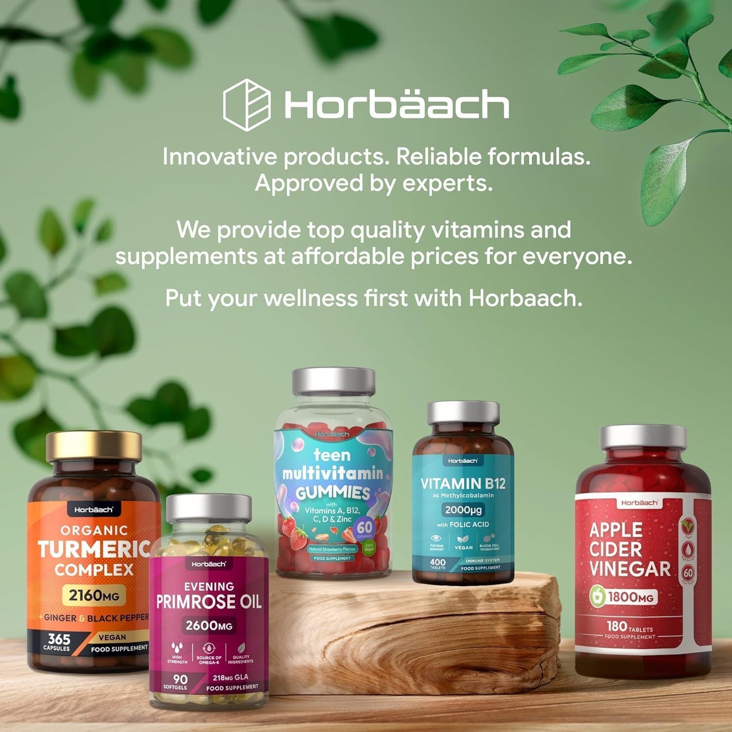 Vitamin C and Zinc | 180 Vegan Tablets | High Strength Vitamin C 1400mg and Zinc 40mg HorbäachBuy Supplements Australia