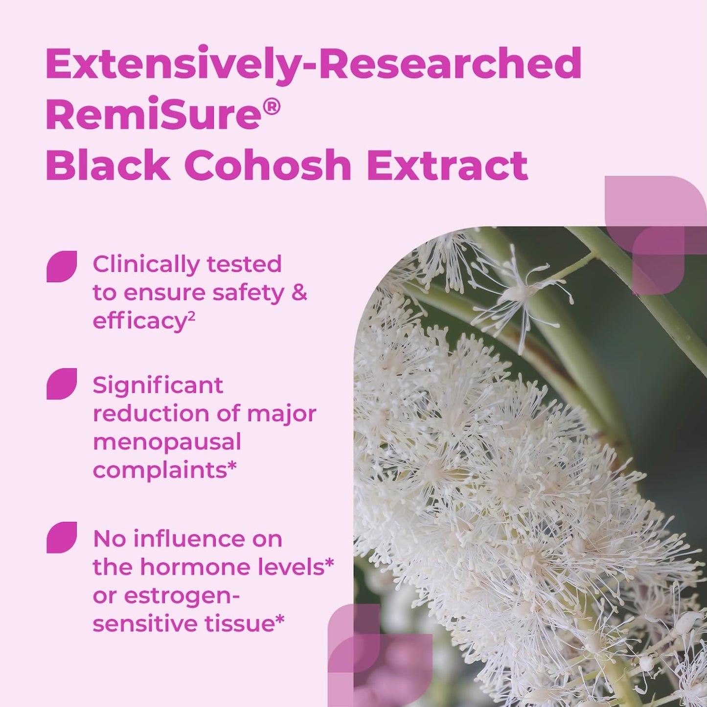 Remifemin Menopause Symptoms Relief - Clinically Proven Ingredients - Menopause Supplements - Black Cohosh - Estrogen-Free - Made in Germany - 60 Tablets RemifeminBuy Supplements Australia