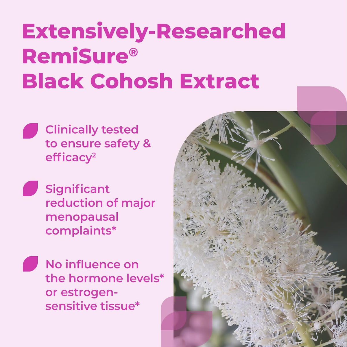 Remifemin Menopause Symptoms Relief - Clinically Proven Ingredients - Menopause Supplements - Black Cohosh - Estrogen-Free - Made in Germany - 60 Tablets RemifeminBuy Supplements Australia