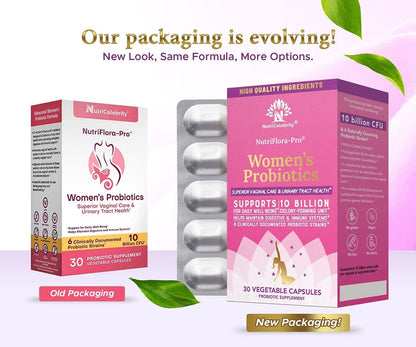 NutriCelebrity NutriFlora-Pro Probiotics for Women, Vaginal, Urinary Health, Immune System Digestive NutricelebrityBuy Supplements Australia