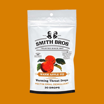 Sore Throat Lozenges with Pectin by Smith Brothers (Warming Apple Pie, 90 Count): Vintage Candy Throat Drops - The Original American Cough Drop Smith Bros. buy supplements Au