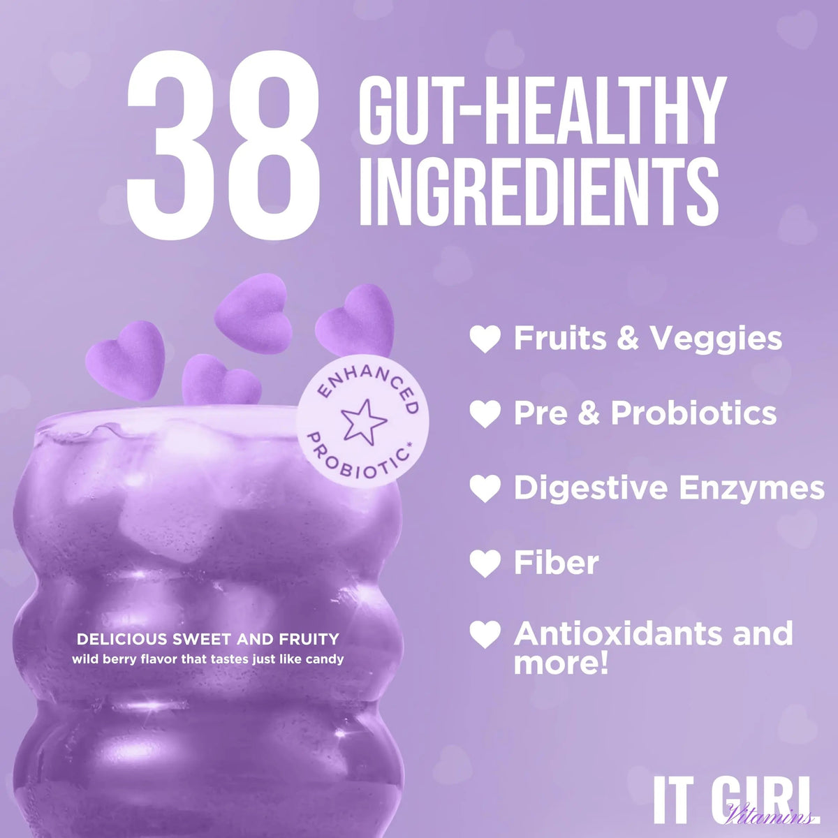 Gut Health Cleanse Detox Gummies for Women & Teens – Probiotics, Prebiotics, Digestive Enzymes & Superfoods Greens Blend – Vegan Daily Digestive Supplement for Bloating Relief, Debloat & Gut Wellness It Girl VitaminsBuy Supplements Australia