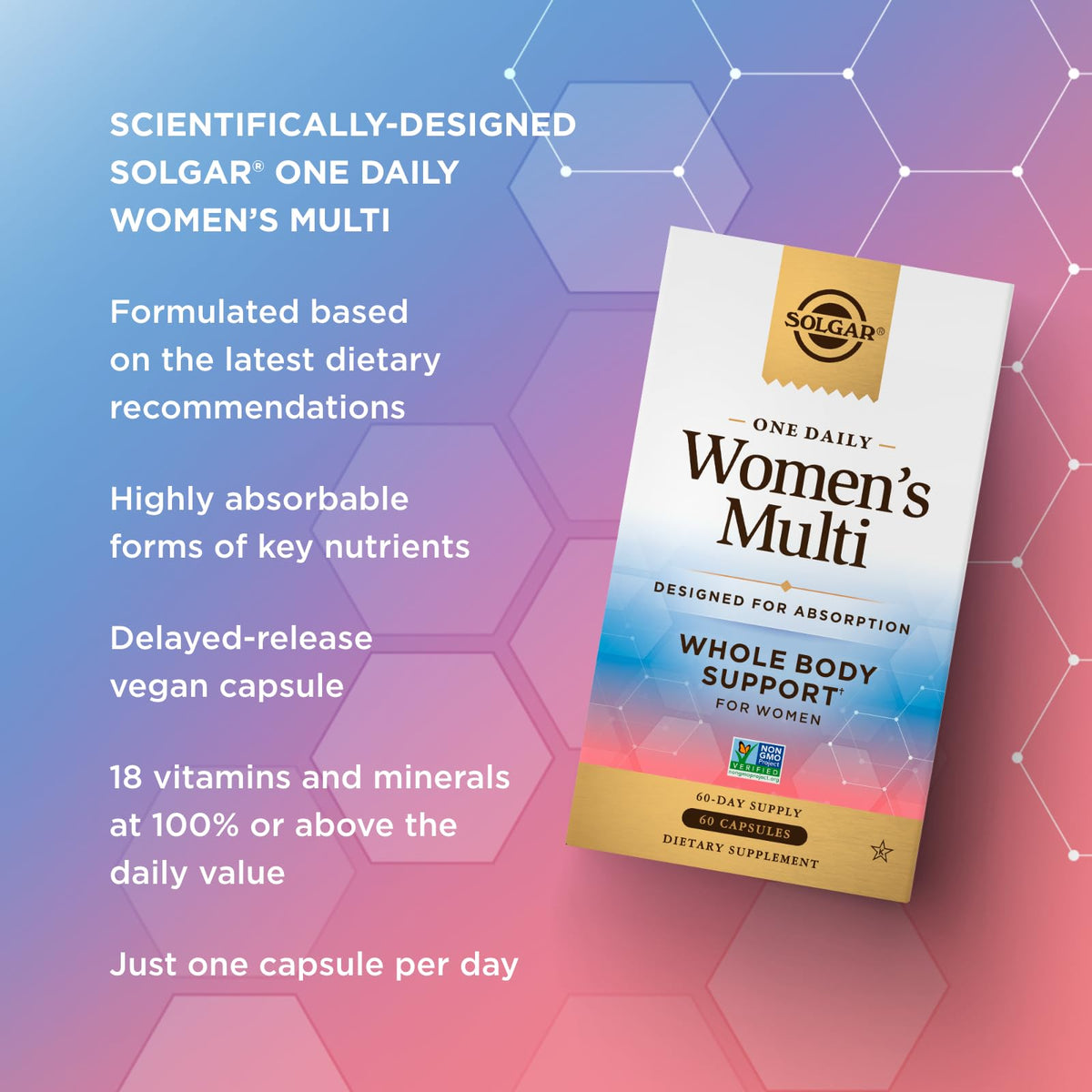 SOLGAR One a Day Women & Mens Bundle:Daily Women's Multi Whole Body Support, 60 Servings + Daily Men's Multivitamin Whole Body Support Supplement, 60 Servings SOLGARBuy Supplements Australia