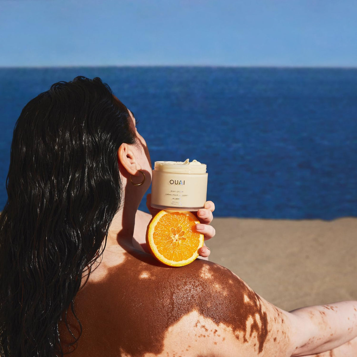 OUAI Body Cream, St. Barts - Hydrating Whipped Body Cream with Cupuaçu Butter, Coconut Oil and Squalane - Softens Skin and Delivers Healthy-Looking Glow - Sulfate-Free Skin Care (7.5 Oz) OUAIBuy Supplements Australia