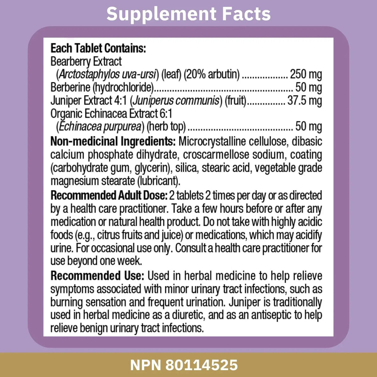 Bioclinic Naturals Urinary-Pro 60 Tablets Bioclinic NaturalsBuy Supplements Australia