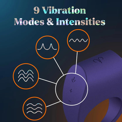 Promescent Cock Ring with 9 Vibrating Intensities, Sex Toys for Men, Penis Ring Vibrator for Better Erections, Silicone Sex Toy, Clitoral Stimulator for her, Intimate Couples Toys Promescent buy supplements Au