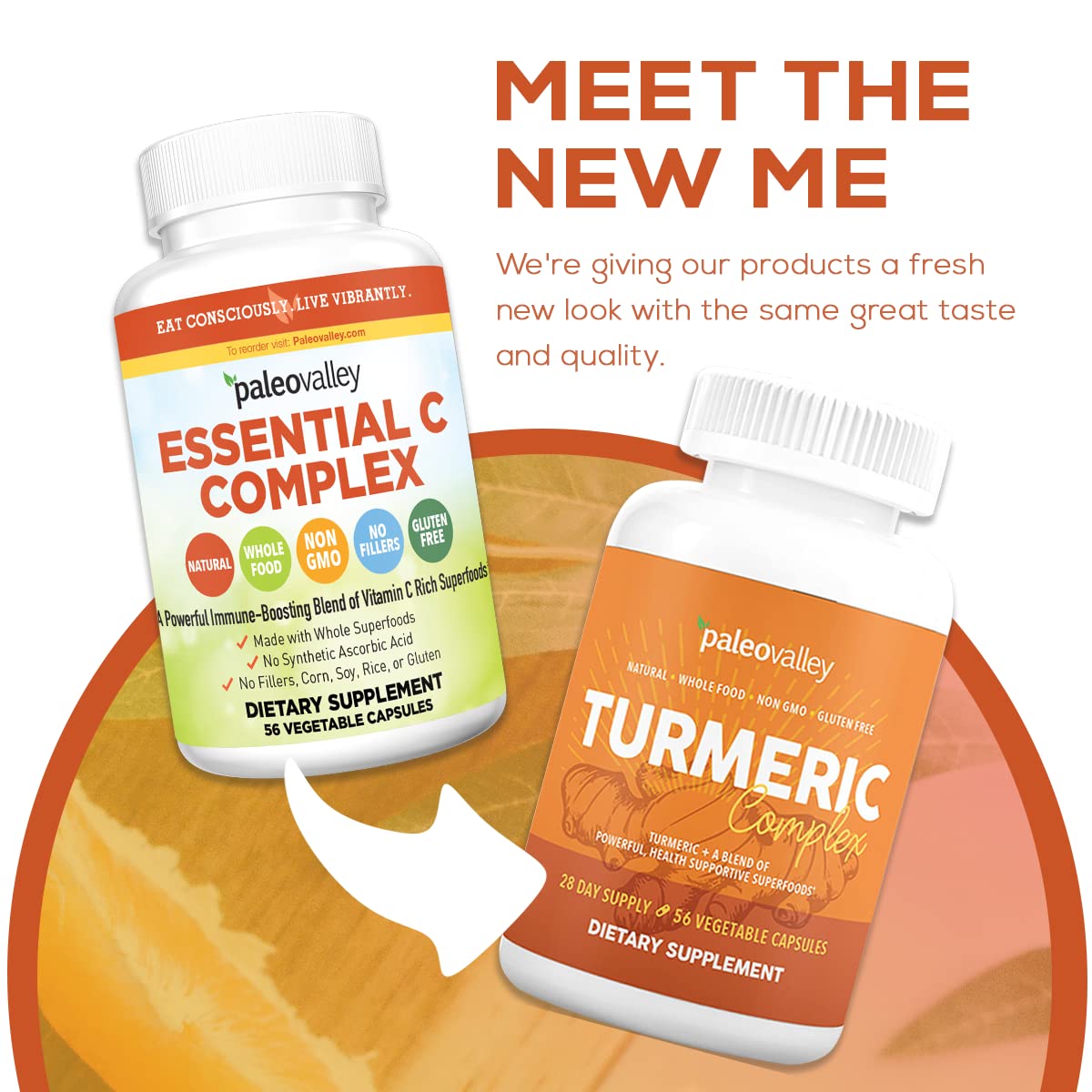 Paleovalley - Organic Turmeric Complex - Full Spectrum Organic Turmeric with Health-Supportive Superfoods - 56 Vegetarian Capsules - Support Joints, Immunity, Brain and Heart Health PaleovalleyBuy Supplements Australia
