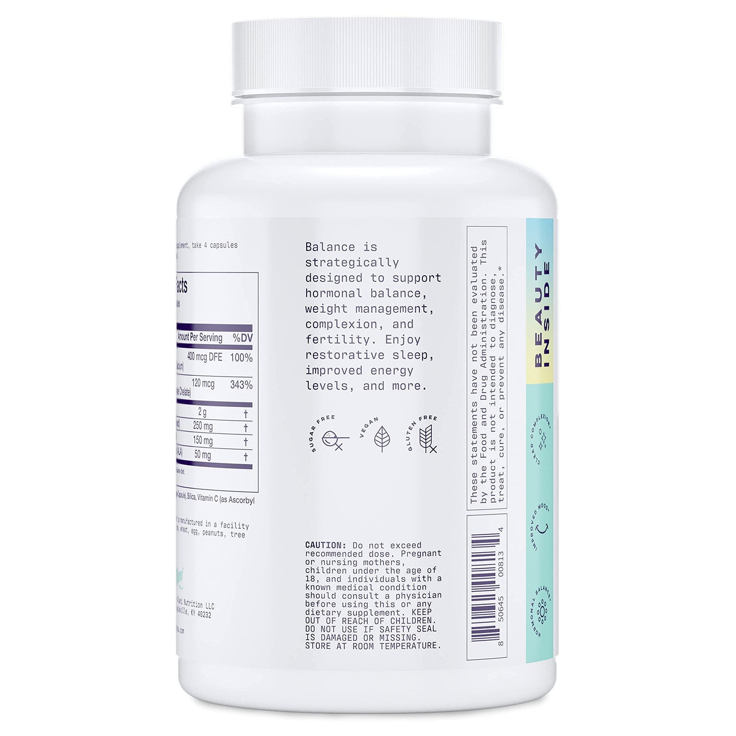 Alani Nu Hormonal Balance, Weight Management Support, Skin Complexion Support, 120 Capsules Alani NuBuy Supplements Australia