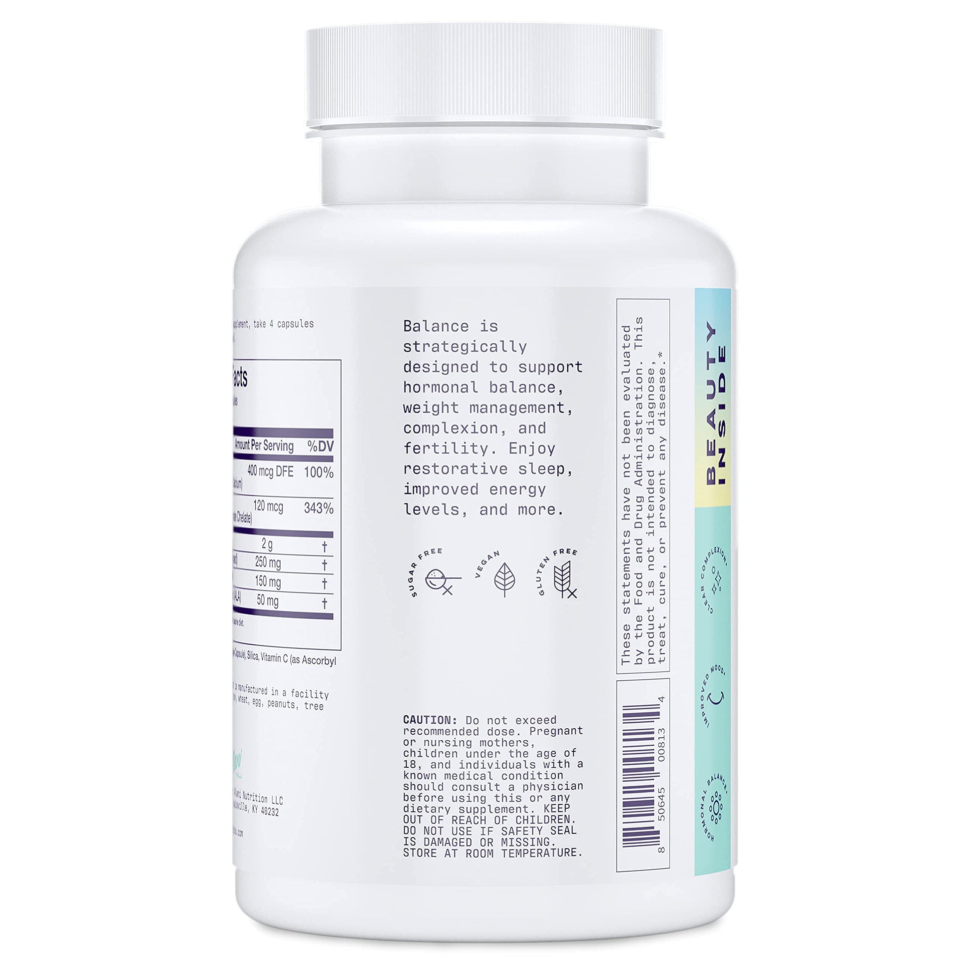Alani Nu Hormonal Balance, Weight Management Support, Skin Complexion Support, 120 Capsules Alani NuBuy Supplements Australia