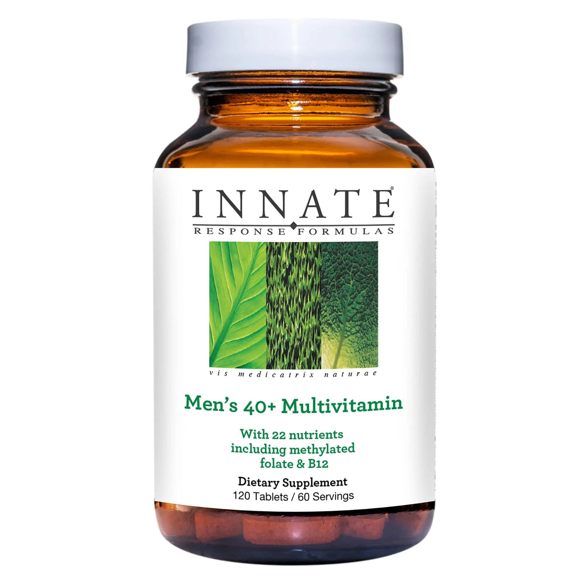 Innate Response Formulas Men’s 40+ Multivitamin - Daily Multivitamin for Men 40 and Over - Iron-Free - Includes Vitamins B12, B6, and D3 Innate Response Formulas