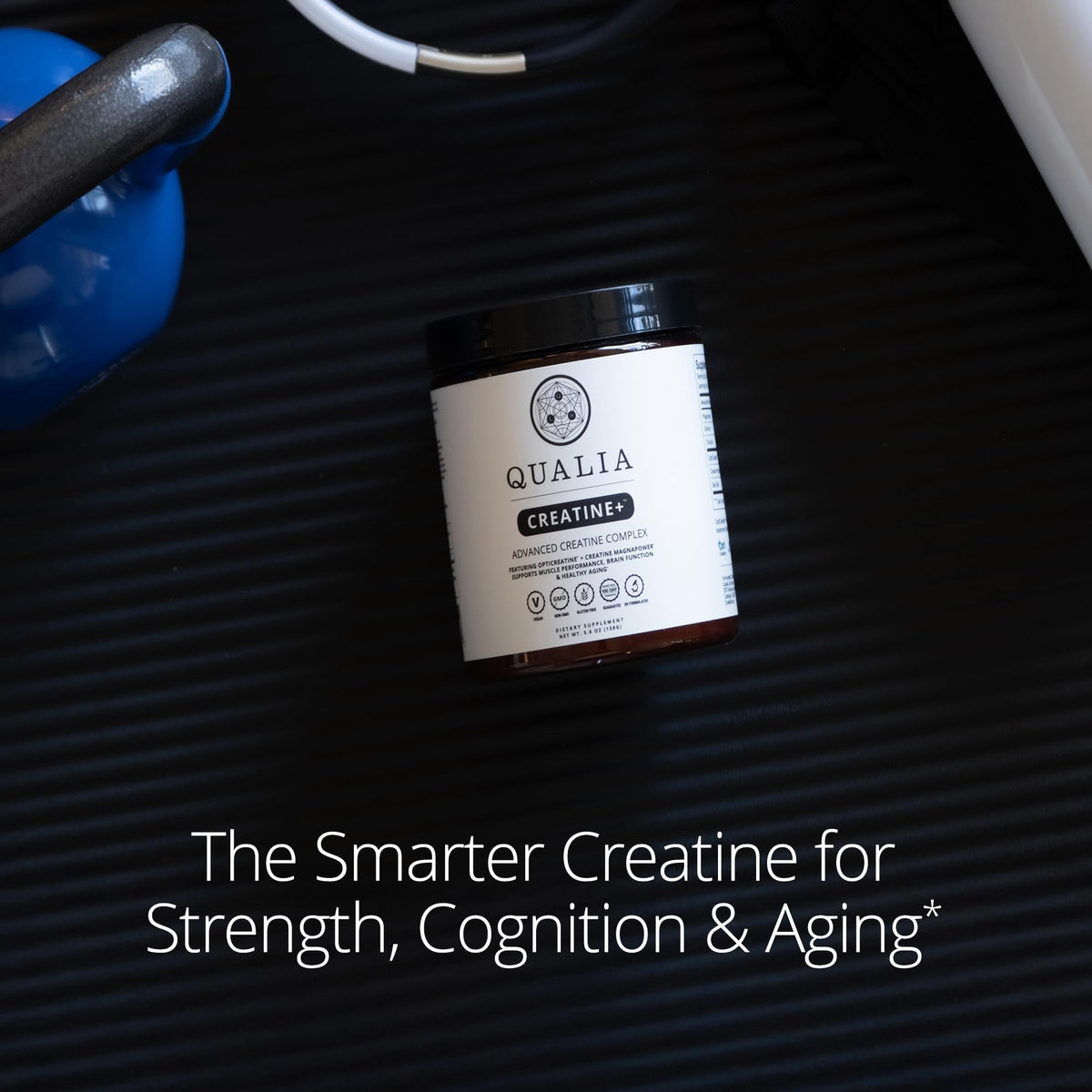 Qualia Creatine | Advanced Creatine Complex | 2 Sources + Magnesium | Optimized Absorption | Muscle Performance, Brain Function, & Healthy Aging (30 Servings) QUALIA LIFE SCIENCESBuy Supplements Australia