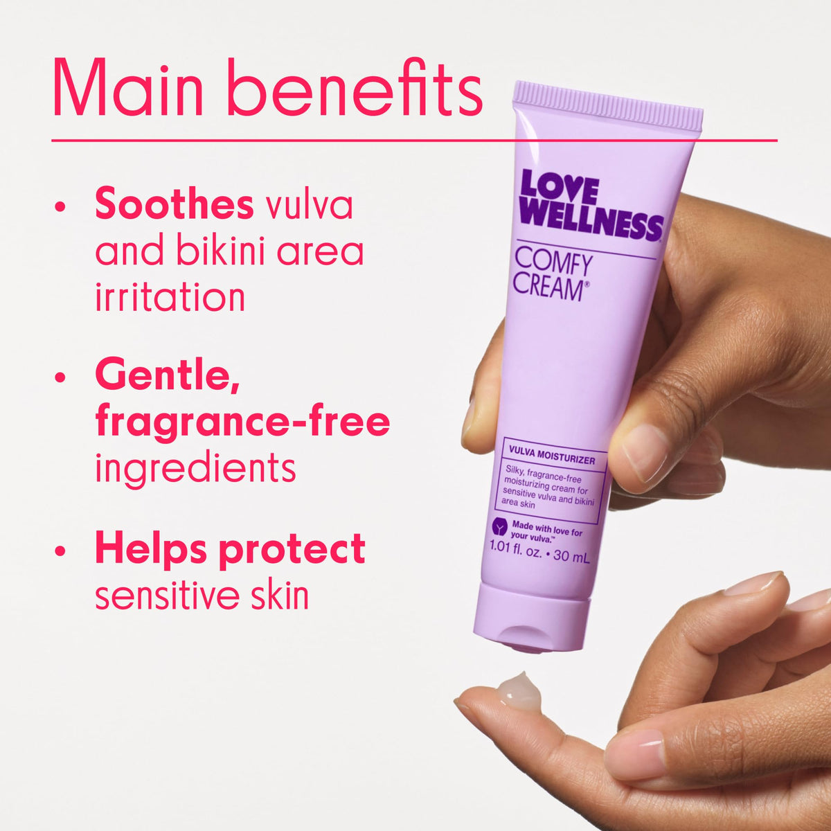 Love Wellness Comfy Cream Vulva & Vaginal Moisturizer - 1.01 oz Love WellnessBuy Supplements Australia