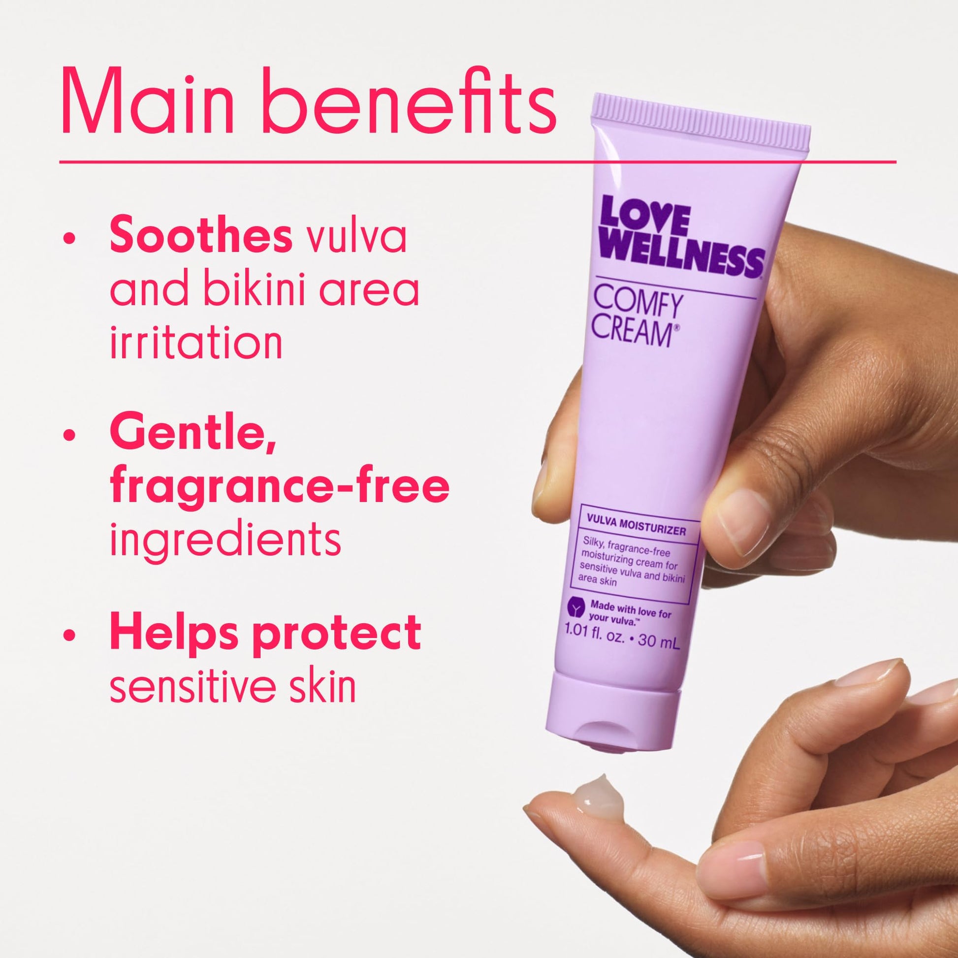 Love Wellness Comfy Cream Vulva & Vaginal Moisturizer - 1.01 oz Love WellnessBuy Supplements Australia