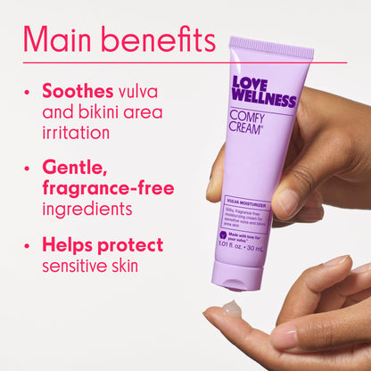 Love Wellness Comfy Cream Vulva & Vaginal Moisturizer - 1.01 oz Love WellnessBuy Supplements Australia