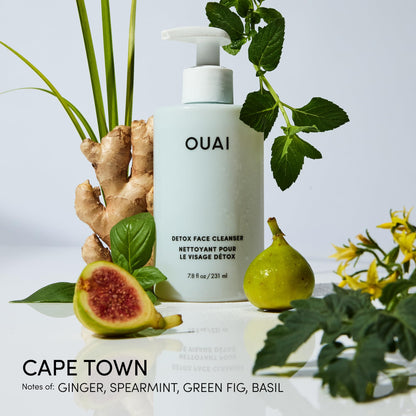 OUAI Detox Shower Routine Bundle - Gentle Detox Face Cleanser (7.8 Oz) and Clarifying Shampoo with Apple Cider Vinegar (10 Oz) - Removes Dirt, Oil, Product, Makeup, and Sunscreen - 2-Piece Bundle OUAIBuy Supplements Australia