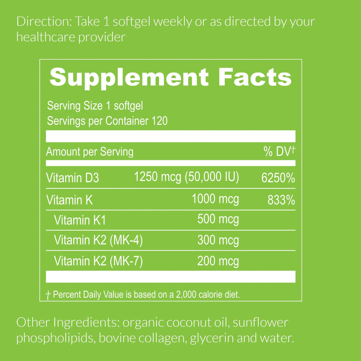 UpNourish Liposomal Vitamin D3 50000 IU (Vitamina D3 de 50000) with 1000 mcg Vitamin K, High Dose Vitamin D3 K2, Vitamin D 50000 IU with K1, K2 MK-4 and MK-7, 120 Mini Softgels UpNourish buy supplements Au