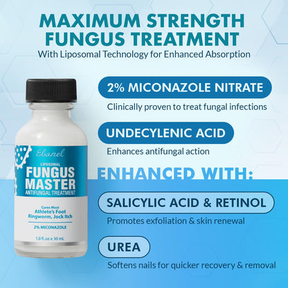 Ebanel Bundle of Hemorrhoid Master, and Foot Fungus Treatment 1 Oz Ebanel buy supplements Au